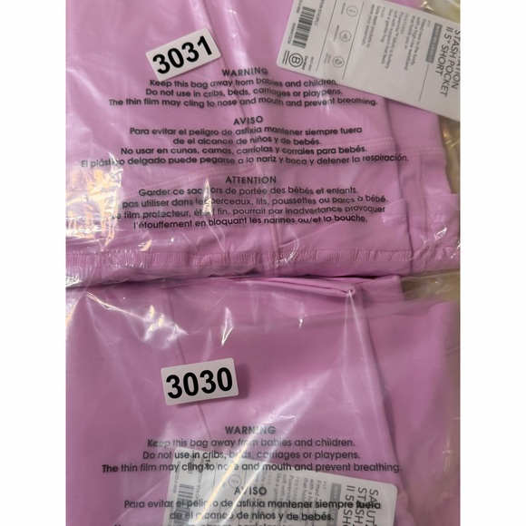 Athleta “Opaque Lilac” Salutation Stash Pocket 5” Short NWT SZ 1X - Picture 9 of 12